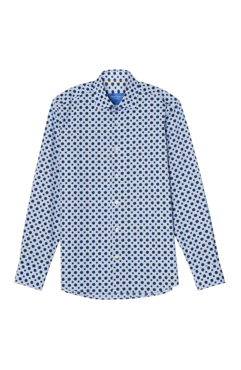 Robert Talbott Reynolds Foulard Print Shirt, Main, color, Blue Multi