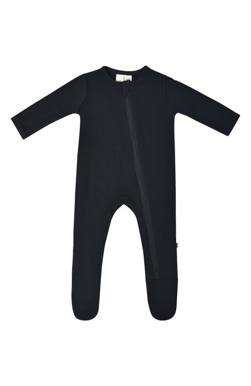 Kyte BABY Zip-Up Footie in Midnight 