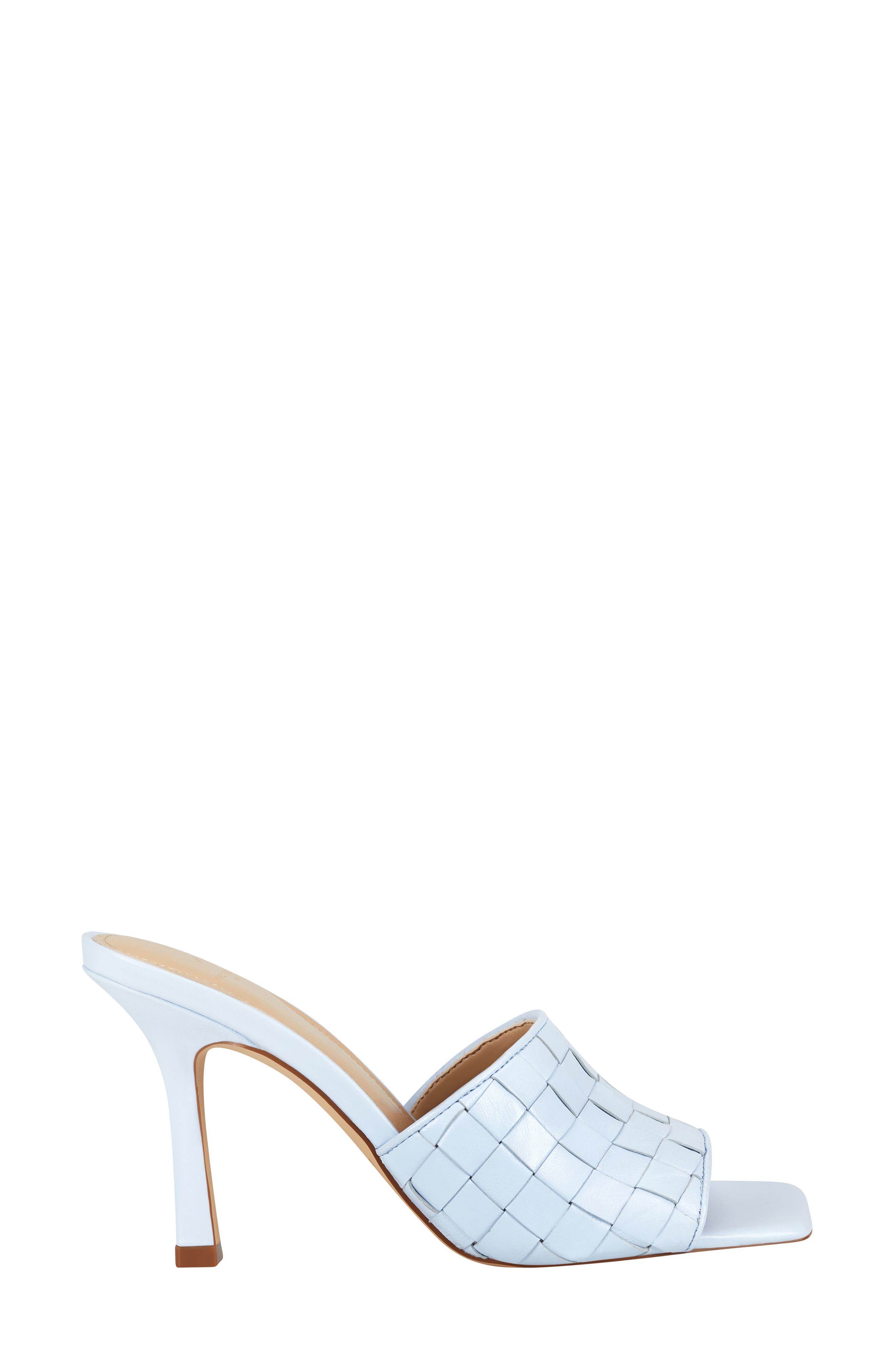 Dara Slide Sandal, Alternate, color, PALE BLUE LEATHER