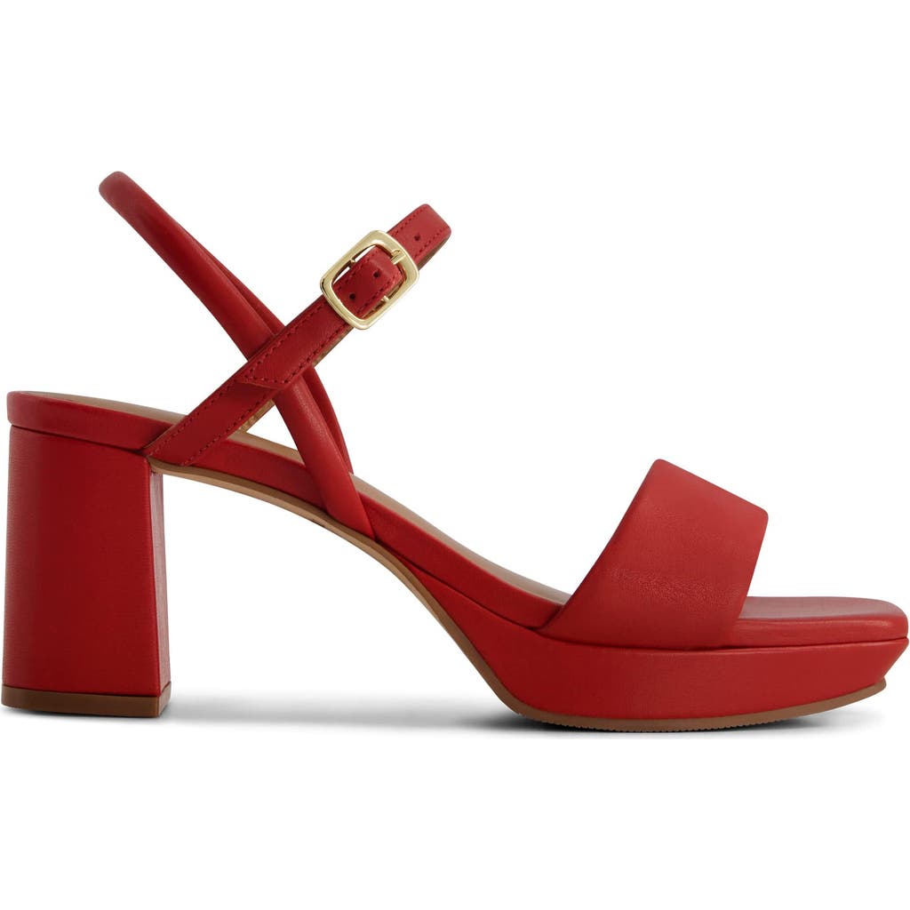 Shop Bernardo Footwear Bernardo Canto Platform Sandal In Red