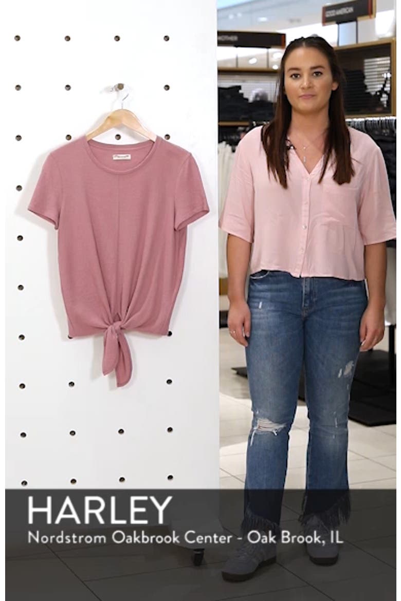 Modern Tie Front Tee video