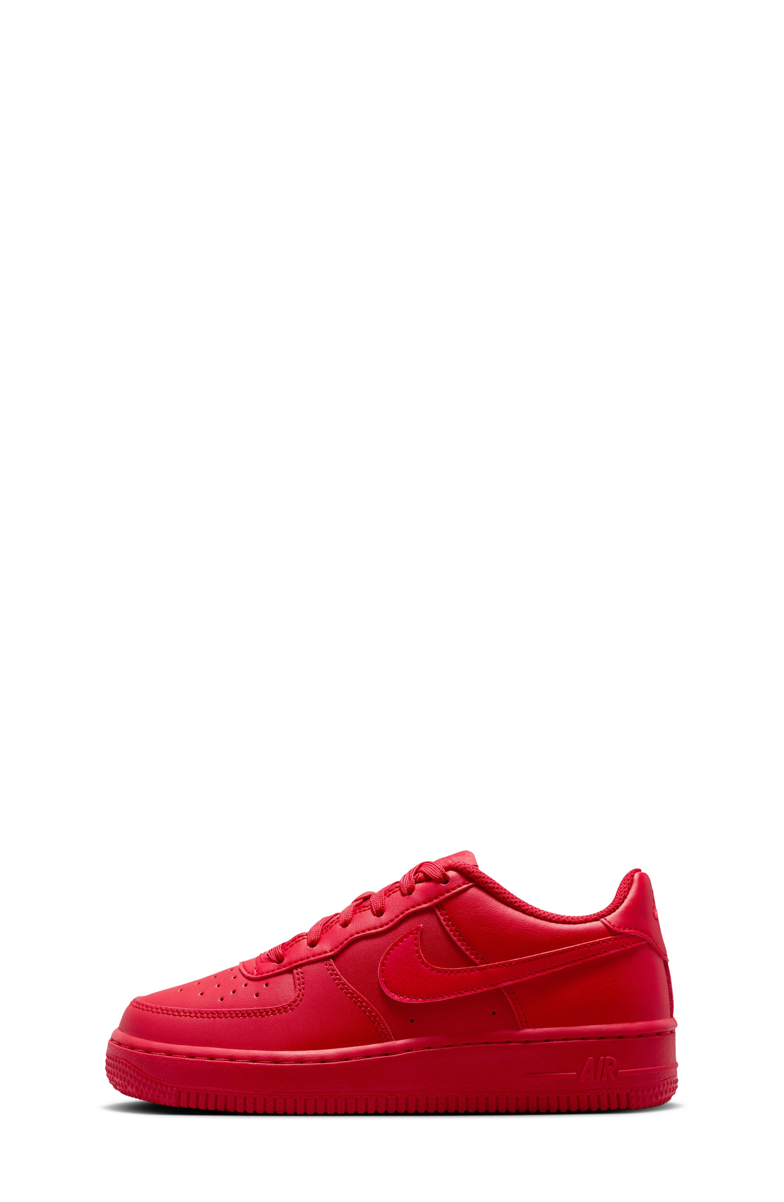 Kids' Air Force 1 Sneaker, Alternate, color, UNIVERSITY RED/ BLACK/ RED