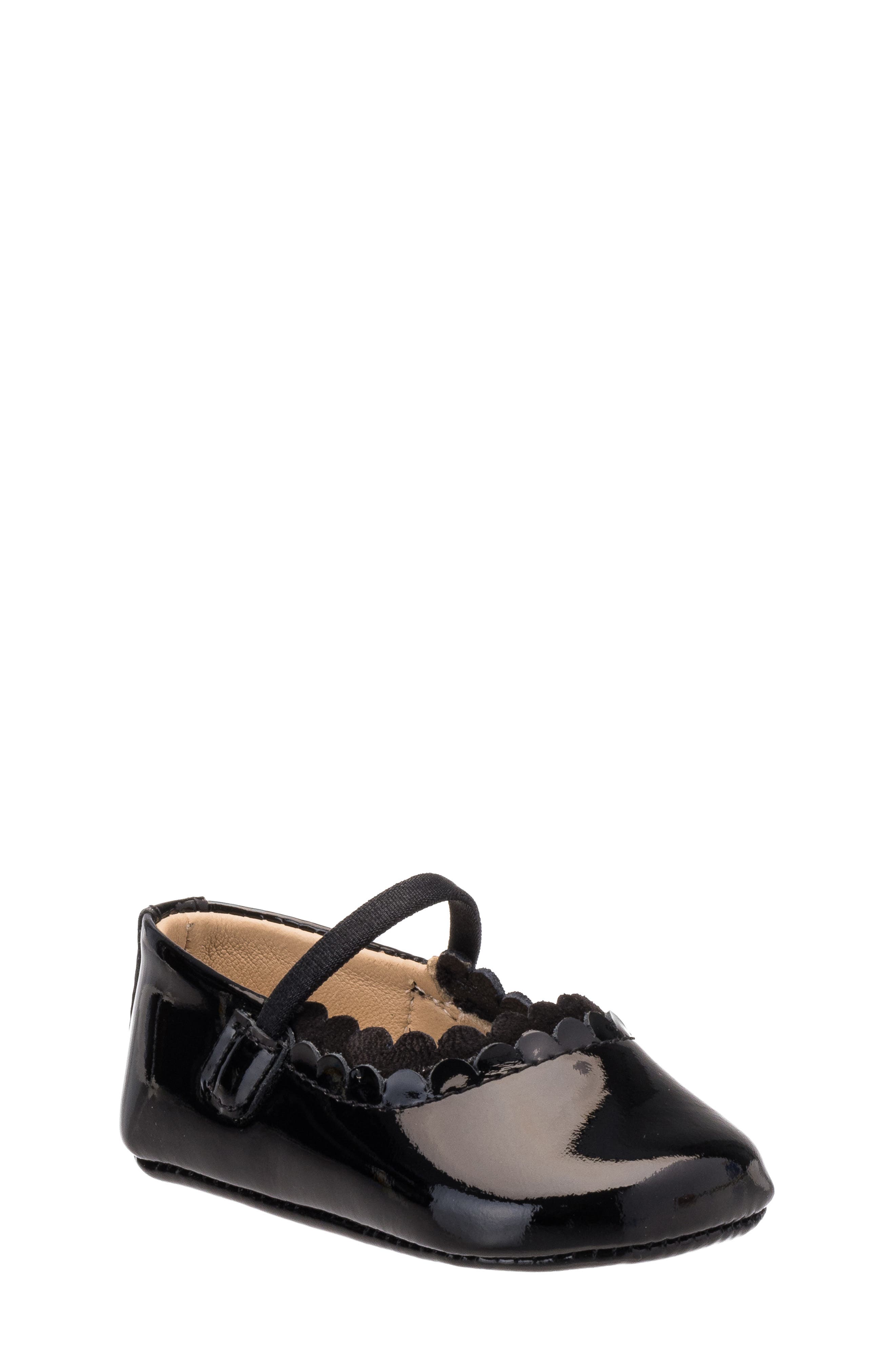 Elephantito Ava Ballet Flat, Main, color, Patent Black