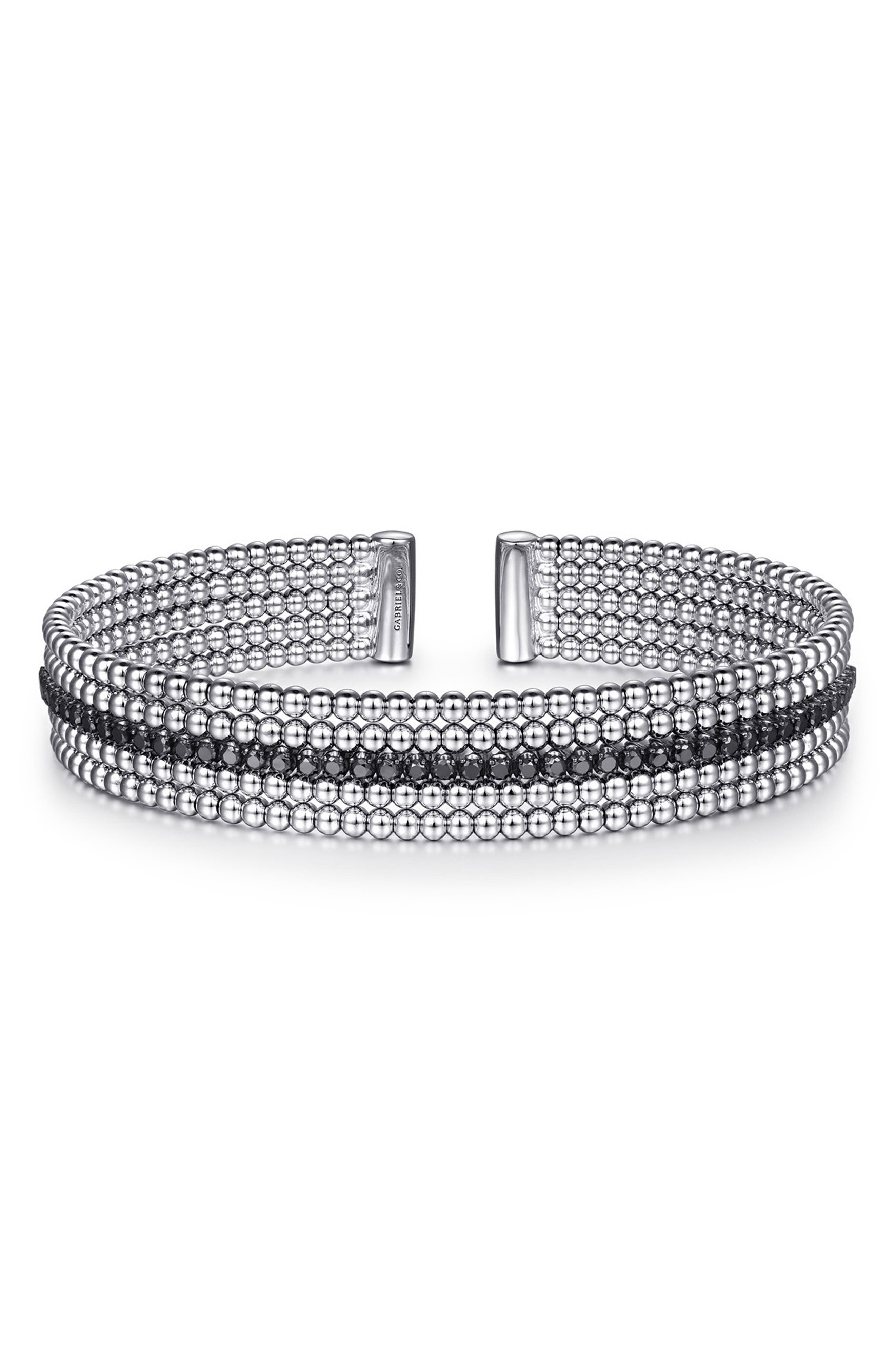 selected STERLING SILVER/ BLACK
