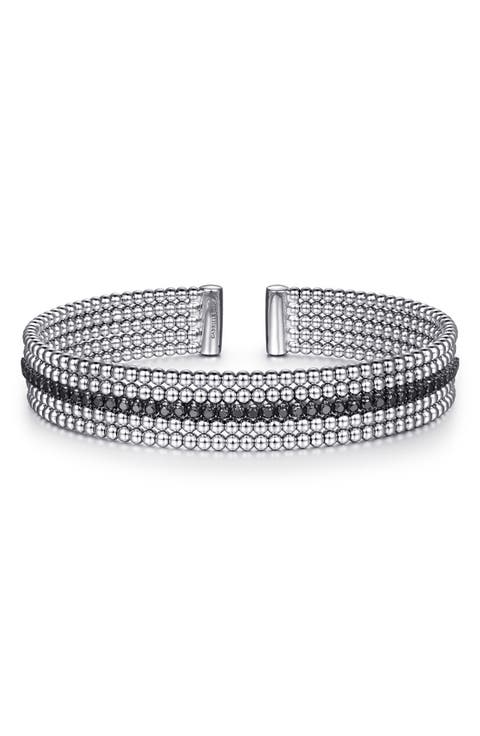 Bujukan Black Spinel Multi-Strand Bracelet