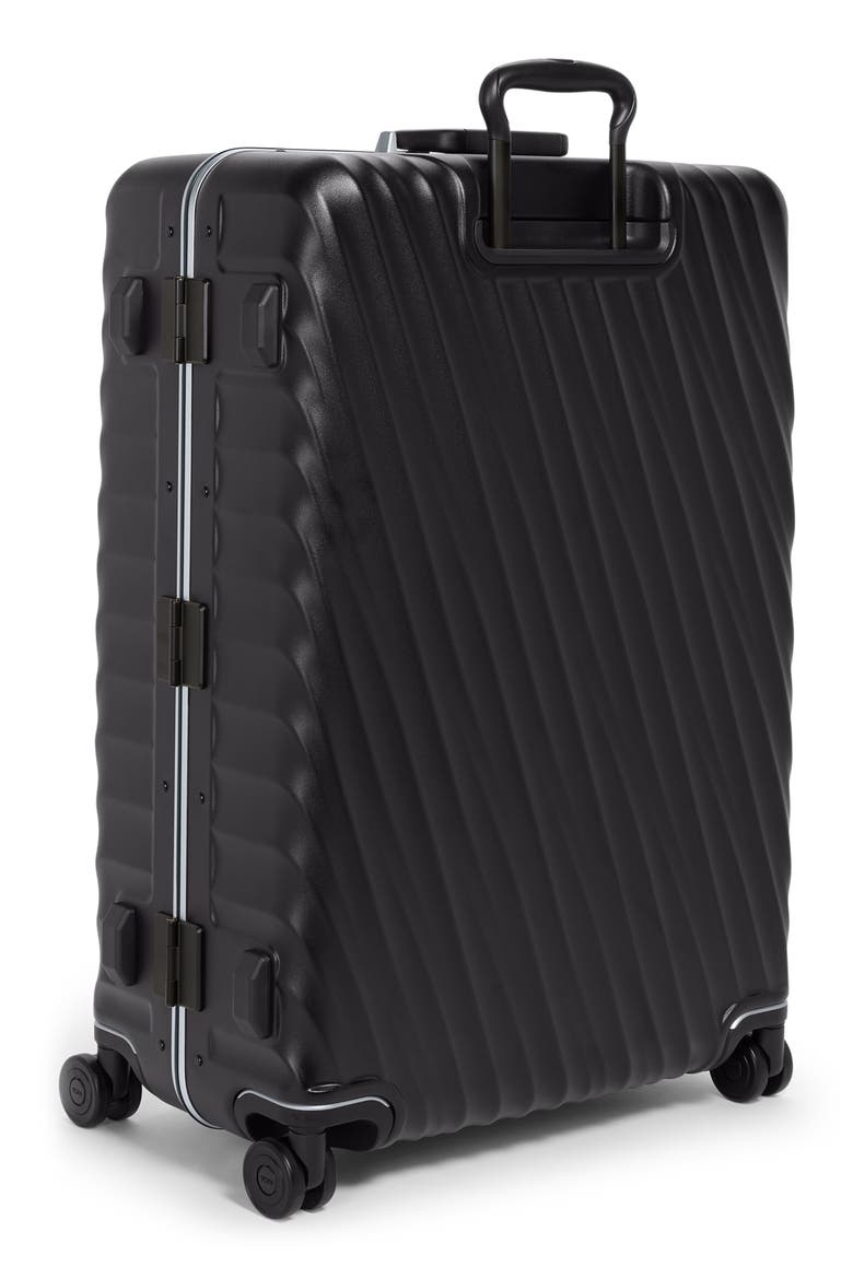 19 Degree Frame Large Checked Luggage, Alternate, color, BLACK TEXTURE