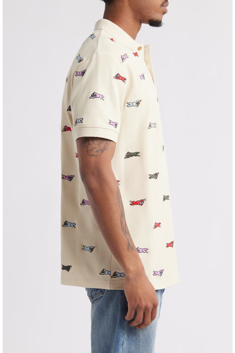 Universe Embroidered Polo, Alternate, color, FOG