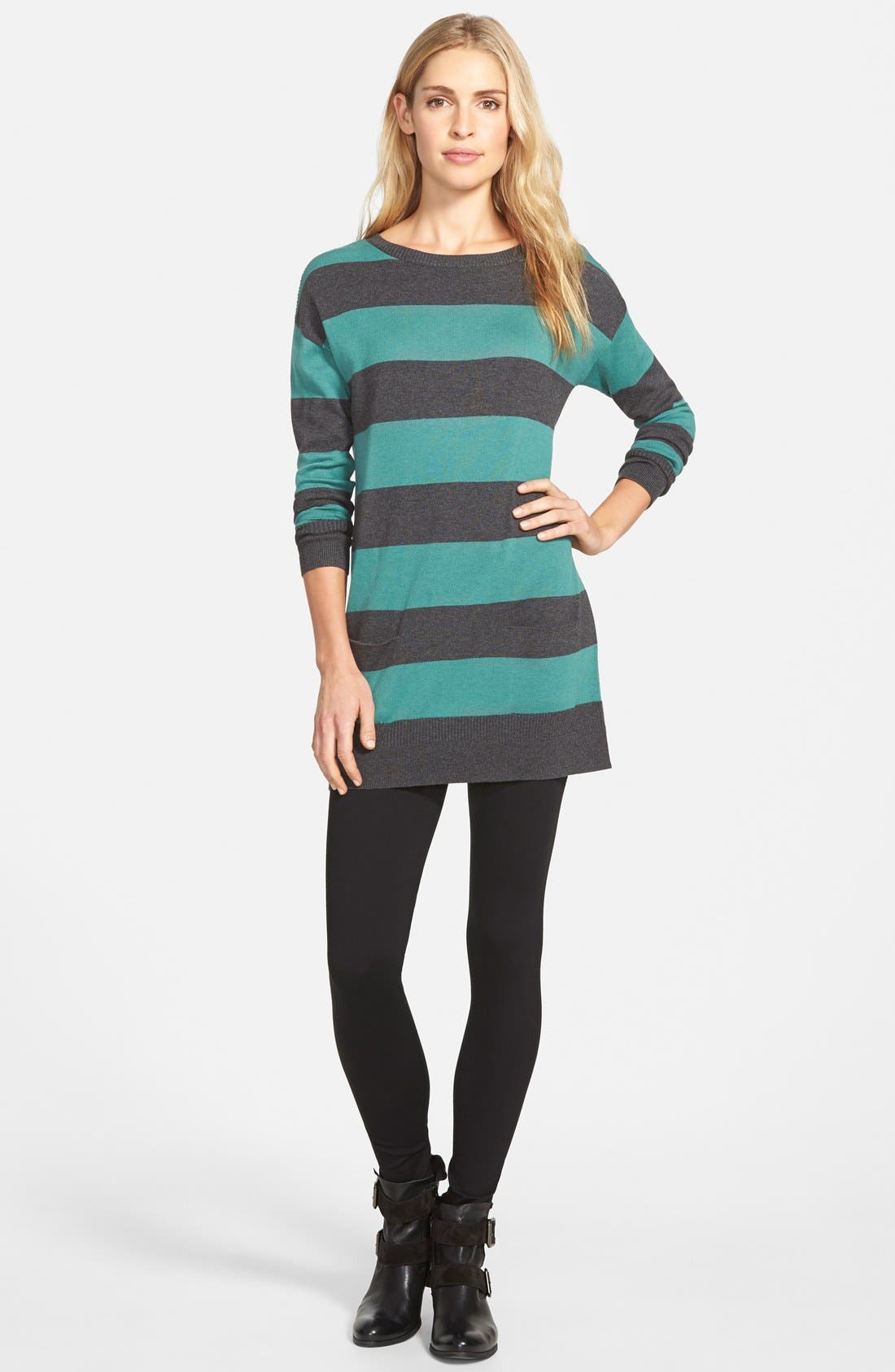 Paul Green 'Denver' Belted Biker Boot, Alternate, color, 