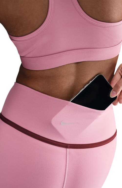 Nike High Waisted 7/8 Leggings In Pink