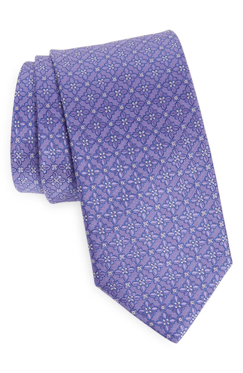 Eton Silk Tie, Main, color, Purple