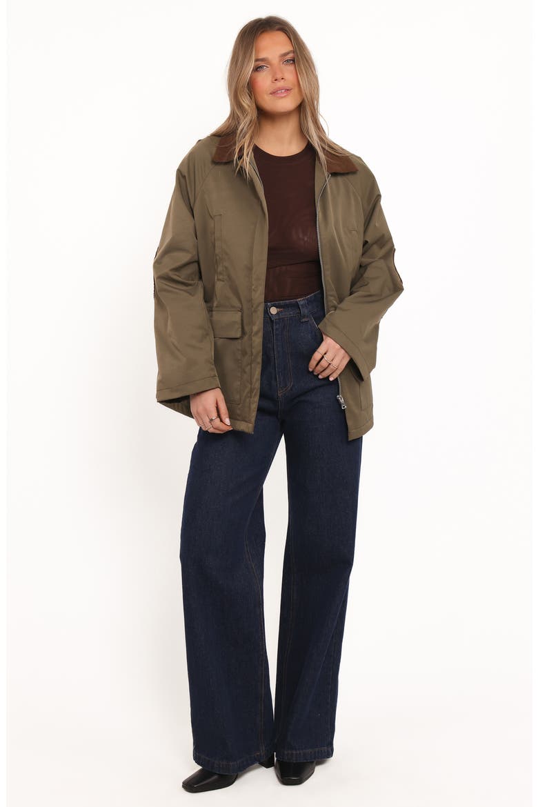 Hartley Barn Jacket, Alternate, color, OLIVE