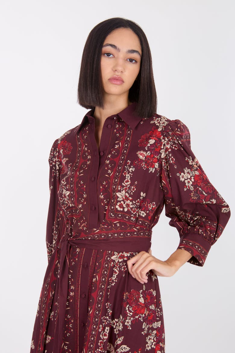 Blaine Dress, Alternate, color, Mixed Red Floral