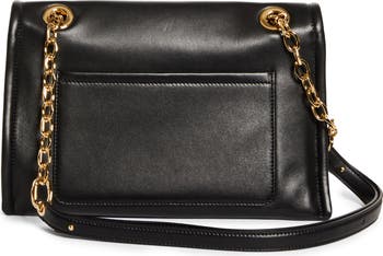 Valentino Garavani Small VLOGO Chain Leather Shoulder Bag