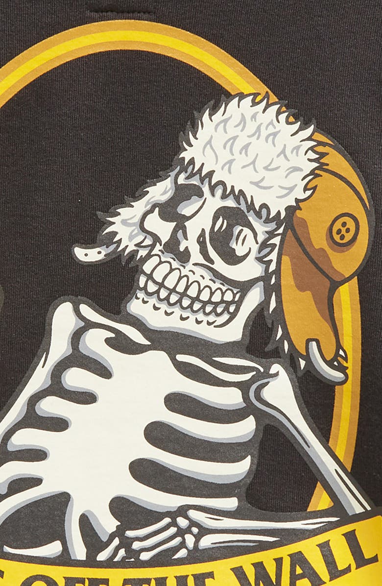 Vans Kids' Skull Graphic Hoodie, Alternate, color,