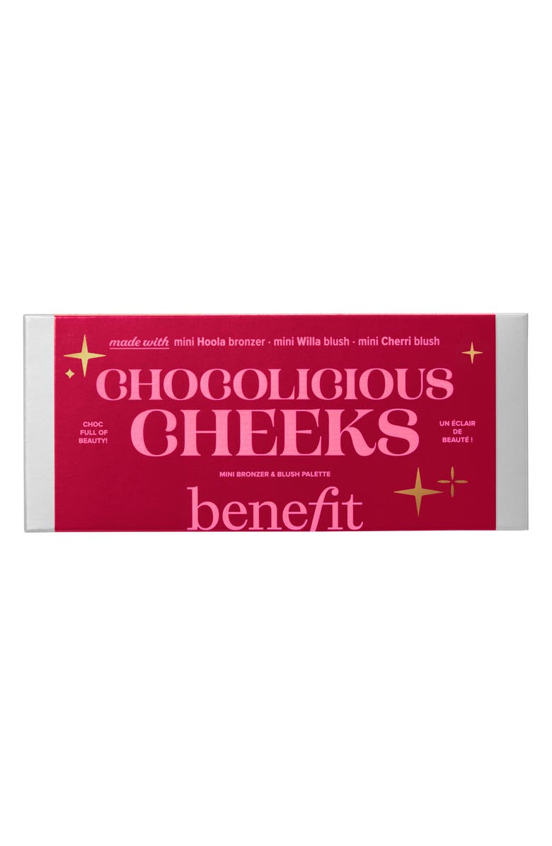 Benefit Cosmetics Chocolicious Cheeks Mini Bronzer & Blush Palette $55 Value, Alternate, color, 