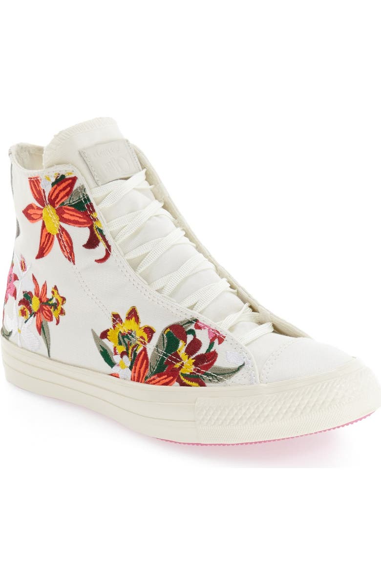 Converse Chuck Taylor<sup>®</sup> All Star<sup>®</sup> 'Patbo' Floral High Top Sneaker, Main, color,