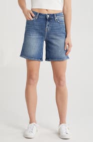 7 For All Mankind Denim Boy Shorts