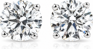 Bliss Diamond 4 Ct T.w. Certified Diamond Screw Back Studs 14k Gold Lab Grown