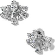 Nadri Hera Cubic Zirconia Front/Back Earrings