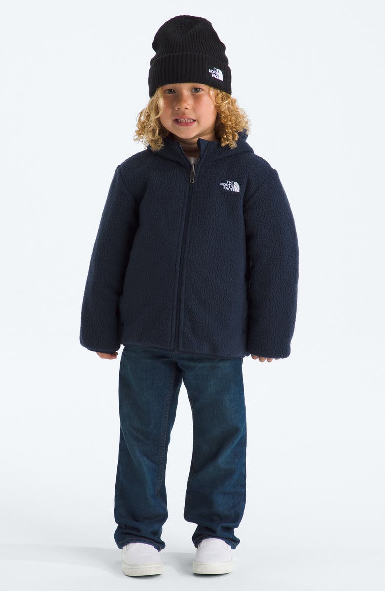 The North Face Kids' Shasta Water Repellent Reversible Hooded Jacket, Alternate, color, Meridian Blue Summit