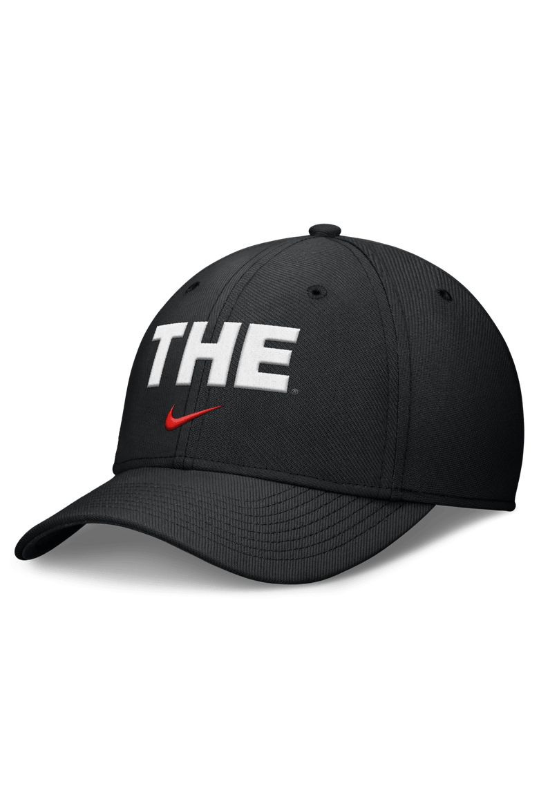 Men's Nike Black Ohio State Buckeyes Rise THE Dri-FIT Flex Hat, Main, color, Black