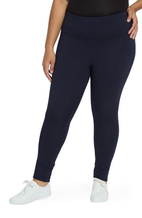 ́ Center Seam Ponte Leggings (Plus Size)