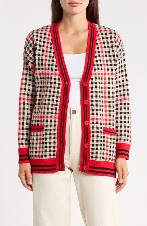 Plaid Cardigan