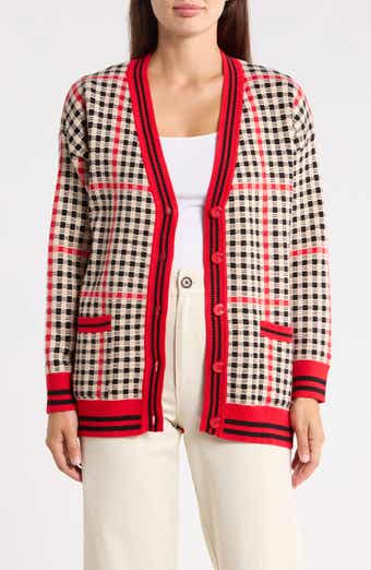 Plaid Cardigan