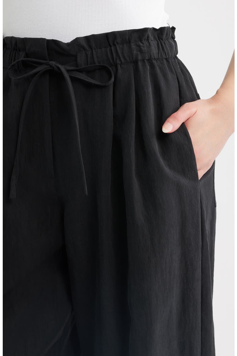 Fulham Wide Leg Pants, Alternate, color, BLACK