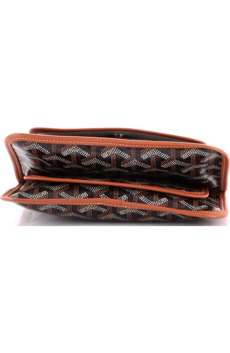 Pre-Owned Goyard Plumet Clutch Wallet Coated Canvas, Alternate, color, Brown