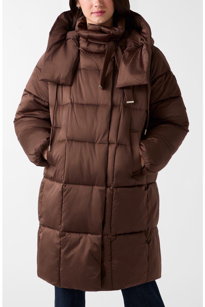 Marika Puffer Coat, Main, color, BROWN