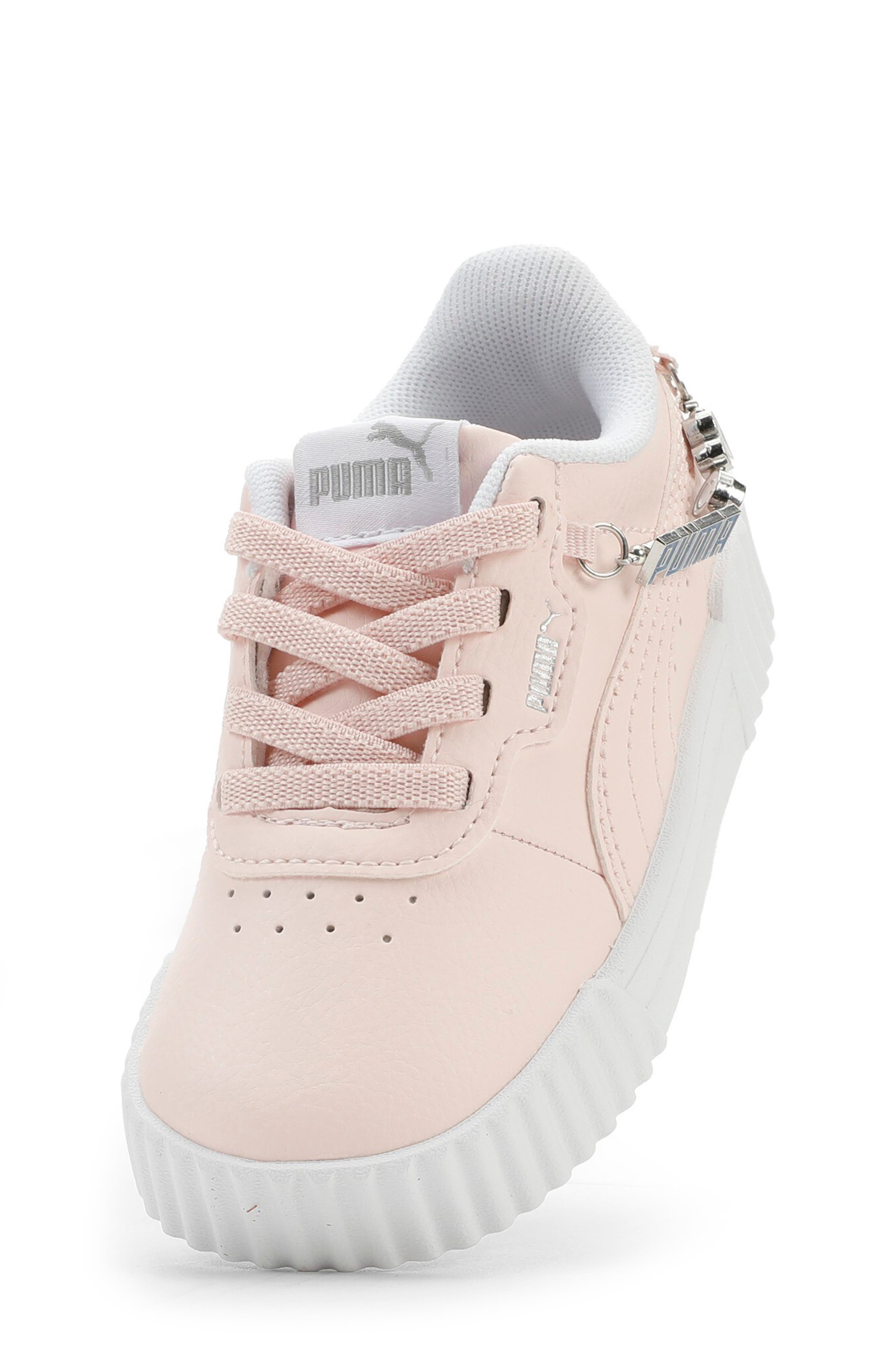 Kids' Carina 3.0 First Blossom Sneaker, Alternate, color, FROSTY PINK-PUMA WHITE-SILVER
