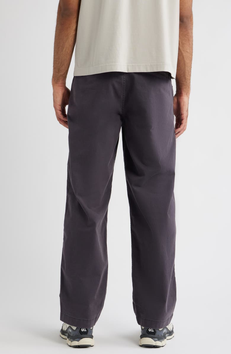 BP. Straight Leg Cotton Stretch Twill Pants, Alternate, color, Black Faded