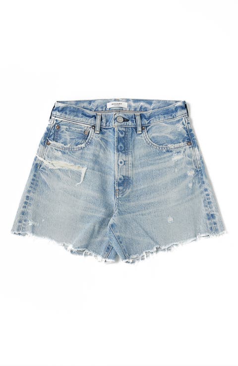 Wheatfield Distressed Cutoff Denim Shorts