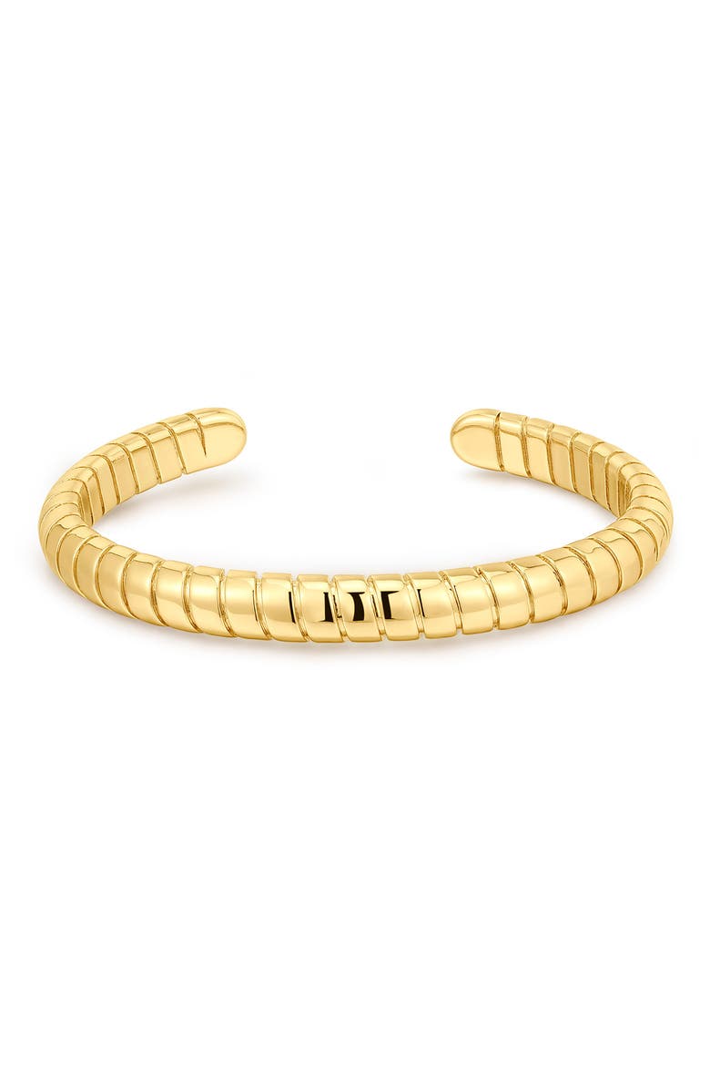 The Snake Chain Cuff Bracelet, Main, color, GOLD