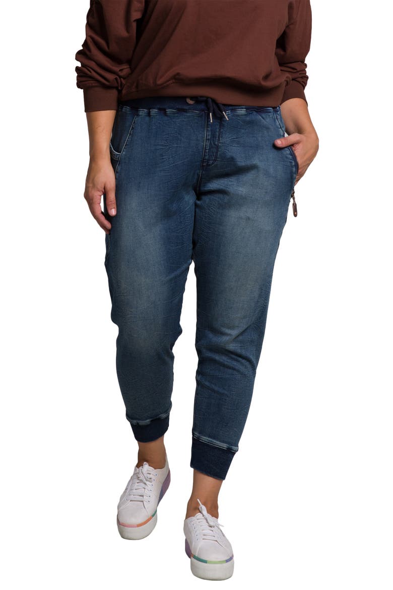 Candice Denim Joggers, Main, color, IMPERIAL