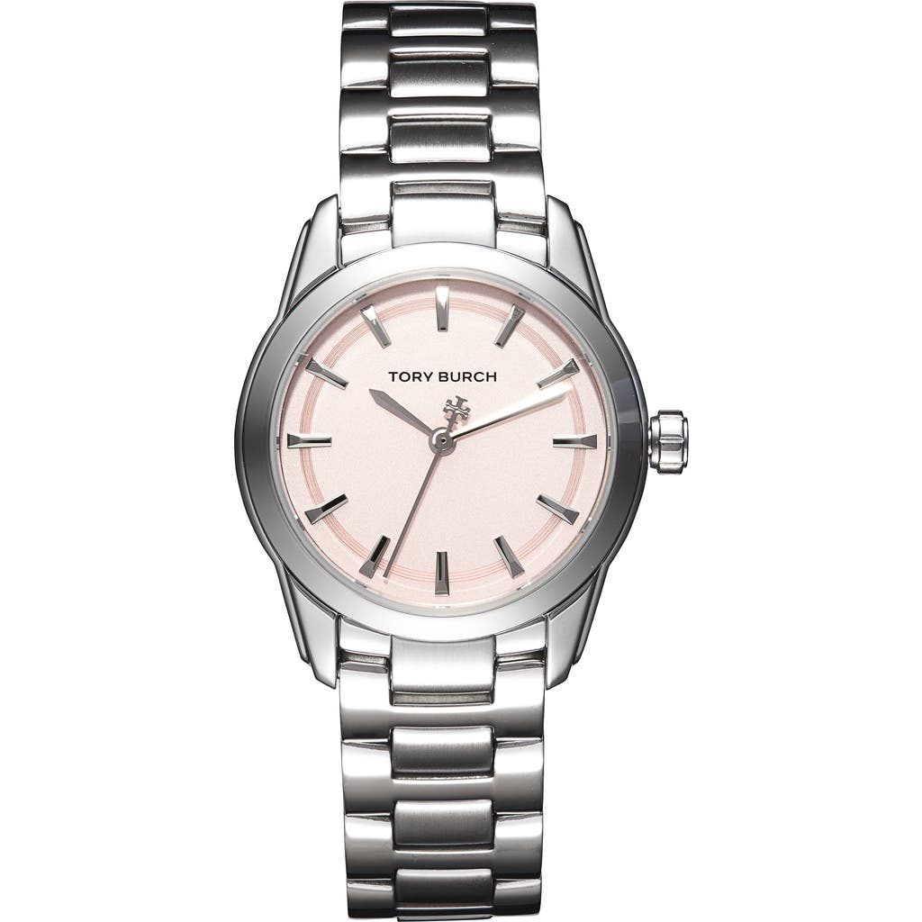 Tory Burch The Small Miller Two-tone Bracelet Watch, 28mm In Metallic