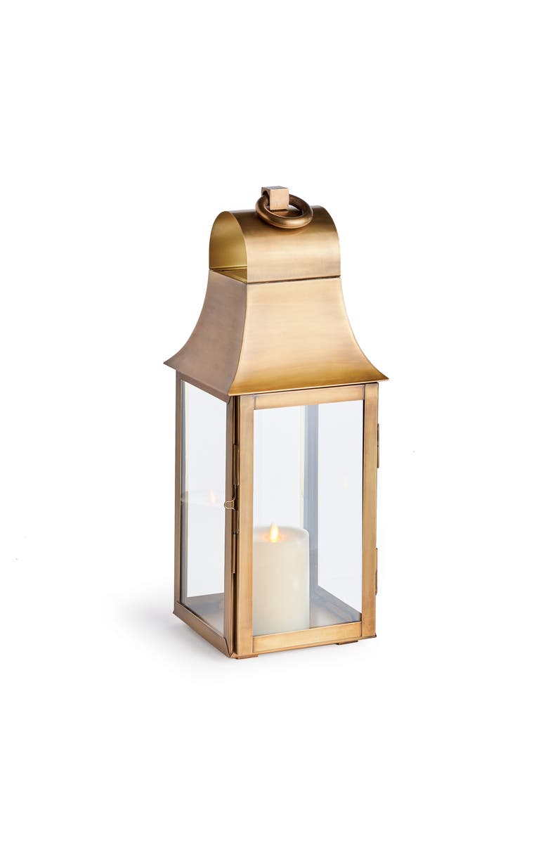 Napa Home & Garden Geneva Lantern, Main, color, Gold