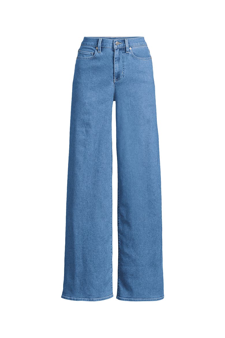 Plus Size Recover Denim High Rise Extra Wide Leg Jeans, Alternate, color, Hutton Blue Wash