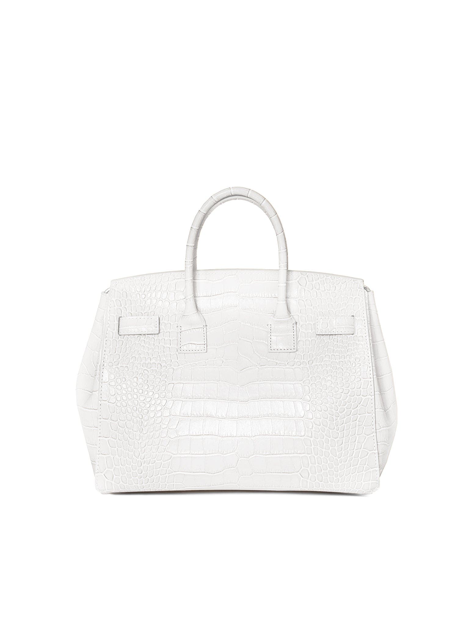 Gigi Croco  11", Alternate, color, White