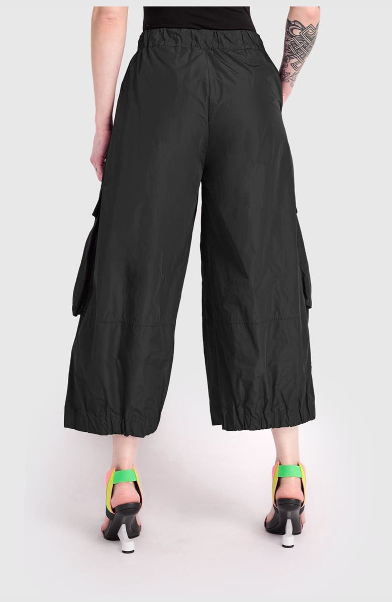Alembika Swish Wide Cargo Pants, Alternate, color, Black