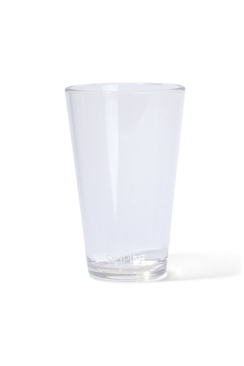 Silicone Crystal Clear Pint Glass, Main, color, Crystal Clear
