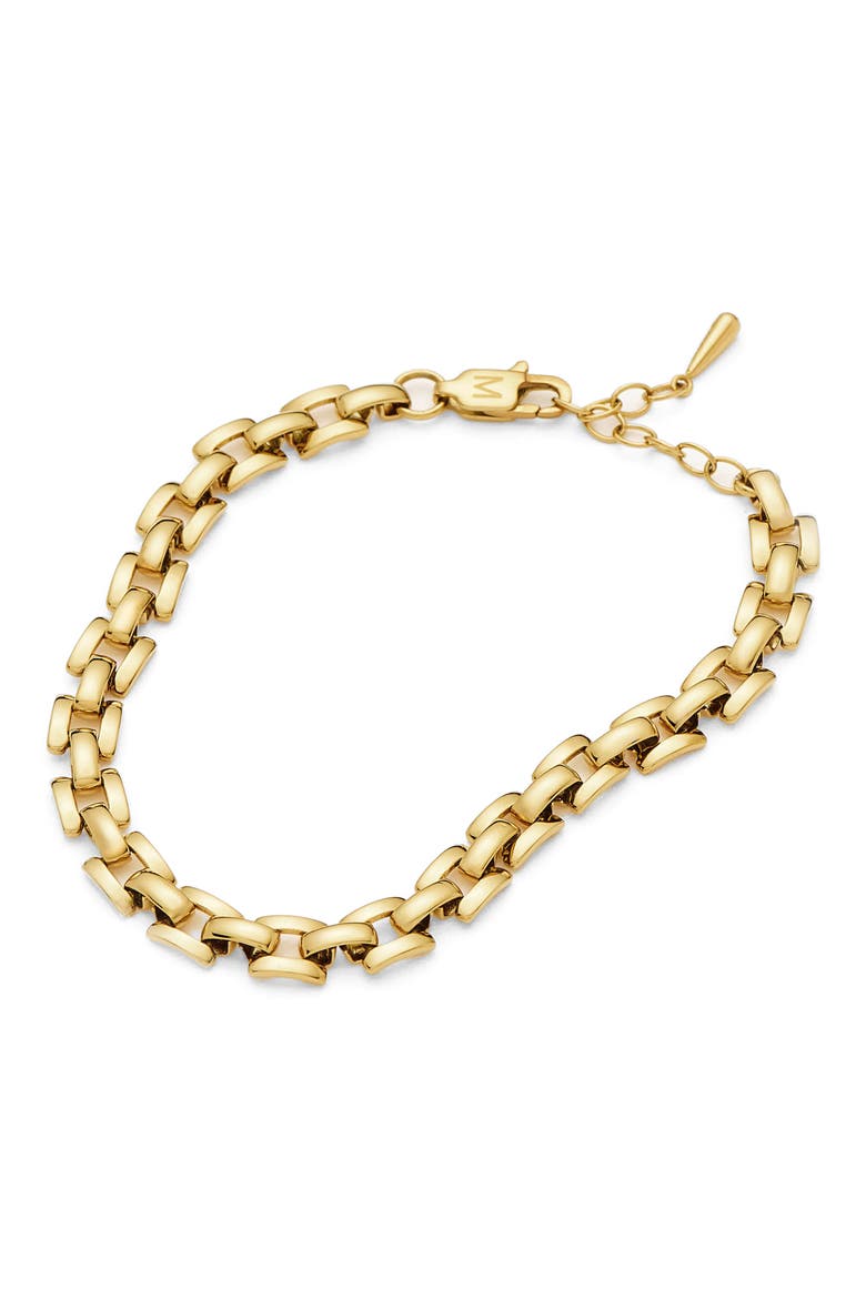 Timepiece Link Chain Bracelet, Alternate, color, GOLD