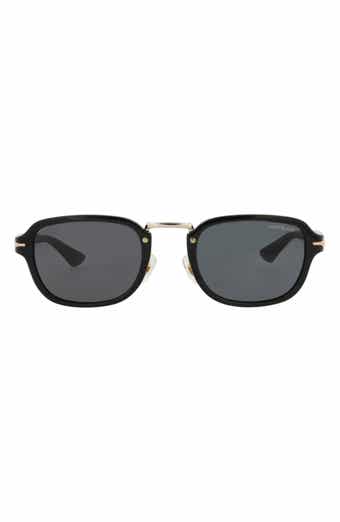 Montblanc 52mm Rectangular Sunglasses