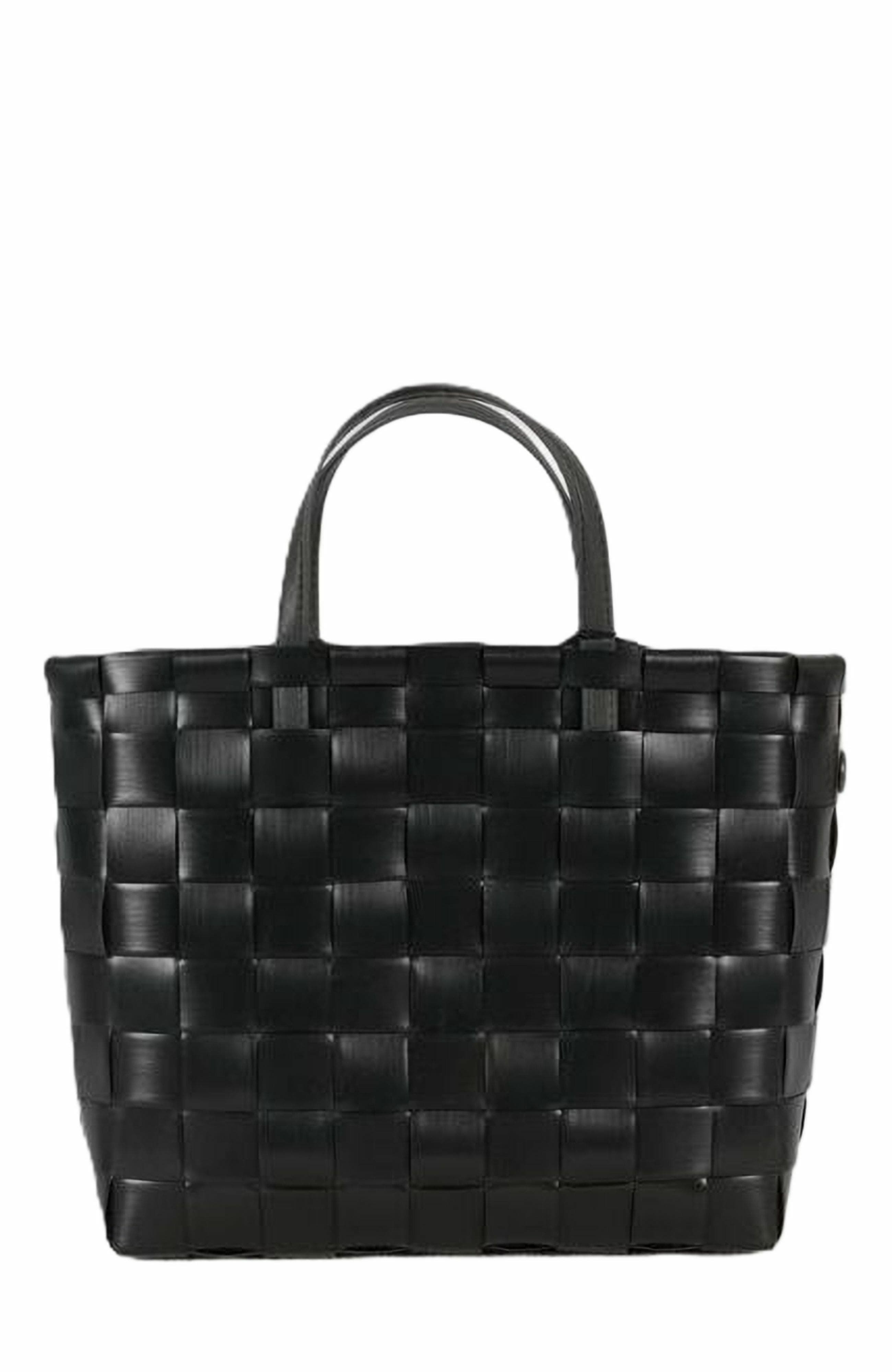 Handed By Petite Recycled Plastic Handbag, Alternate, color, Black