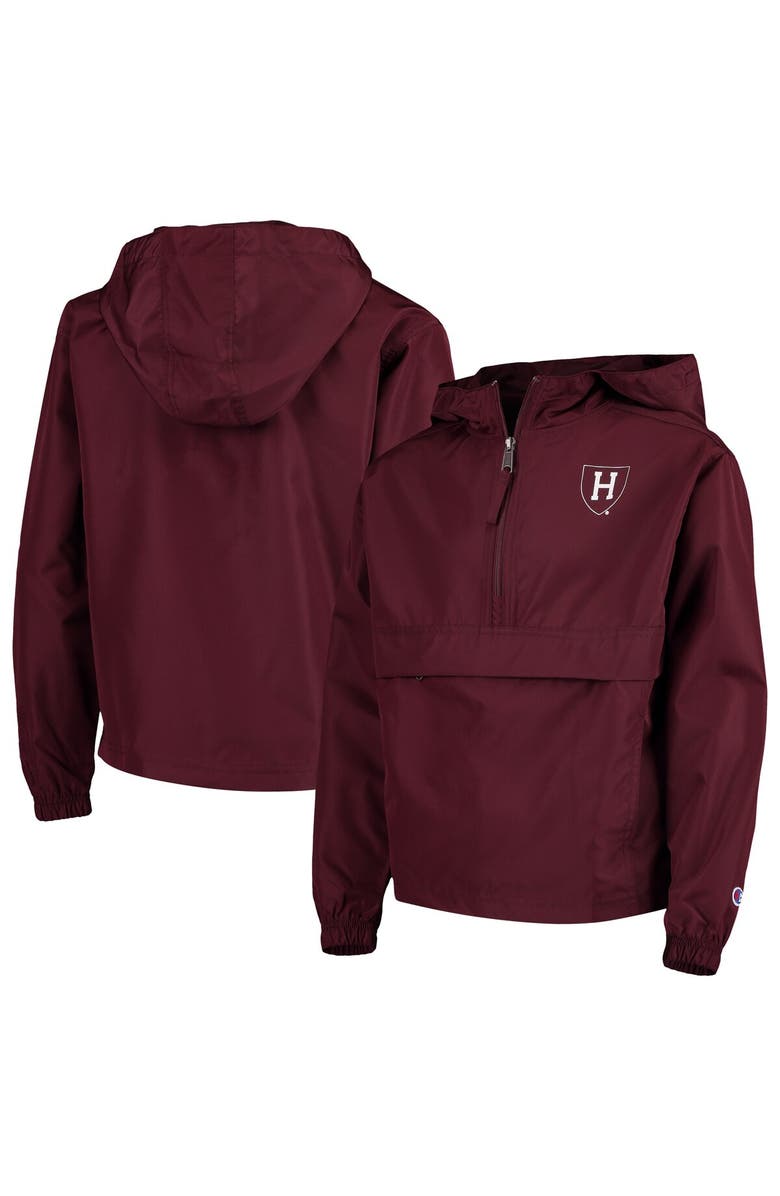 Champion Youth Champion Crimson Harvard Crimson Pack & Go Windbreaker Jacket, Alternate, color, 