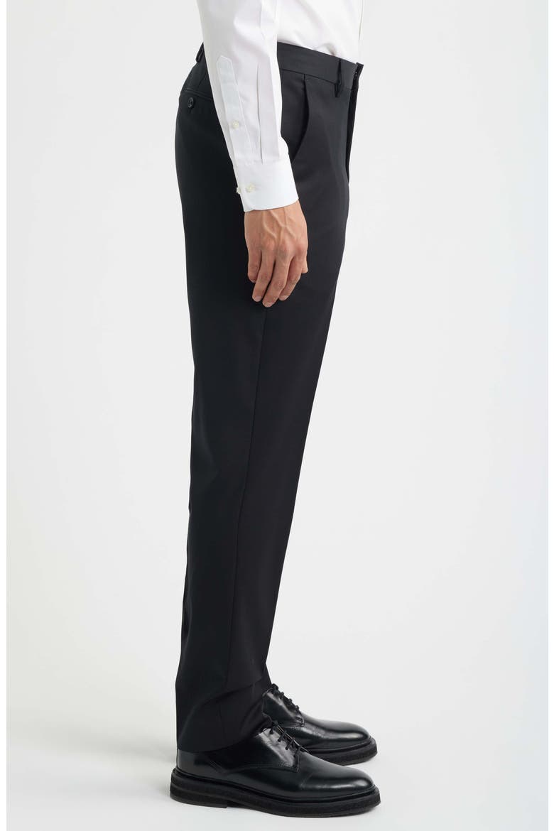 Jetsetter Athletic Fit Stretch Wool Suit Pants, Alternate, color, BLACK