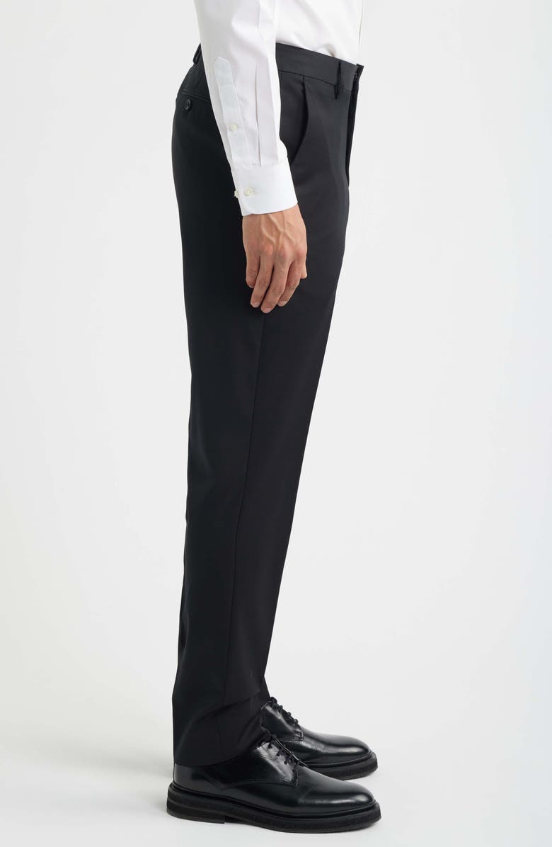 Bonobos Jetsetter Athletic Fit Stretch Wool Suit Pants, Alternate, color, Black