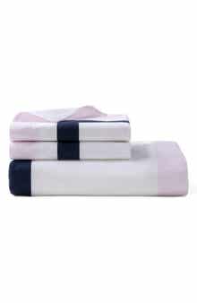 Double Border Turkish Cotton Sateen Duvet Cover & Sham Set