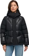 Pajar Vega Mixed Media Puffer Jacket with Removable Hood